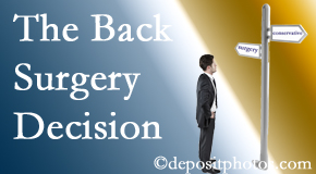 Concord, NC back surgery for a disc herniation is an option to be carefully studied before a decision is made to proceed.