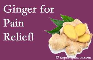 Concord, NC chronic pain and osteoarthritis pain patients will want to check out ginger for its many varied benefits not least of which is pain reduction.