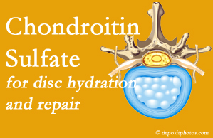Concord, NC disc degeneration benefits from chondroitin sulfate.